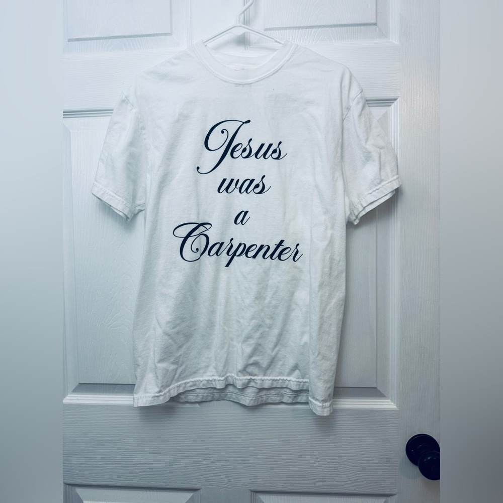Comfort Colors Men’s Classic White Tee Size Medium